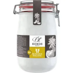 Ölmühle Solling Kokosöl nativ im Bügelglas bio 1L