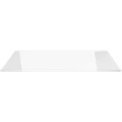 Funkenschutzplatte Rechteck 90x50cm - Klarglas