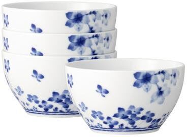 "Noritake Bloomington Road Blue Set of 4 Mini Bowls, 4-1/4"", 10 oz."