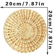 Uplift Picks Boho Wall Baskets Woven Wall Decor Handmade Seagrass Rustic Farmhouse Hanging Set 05