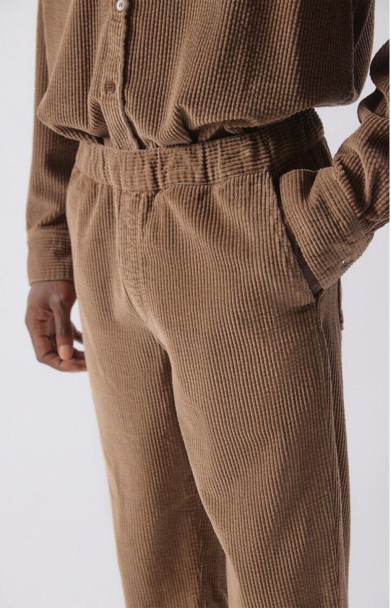 AMERICAN VINTAGE Pantalon droit velours côtelé PADOW