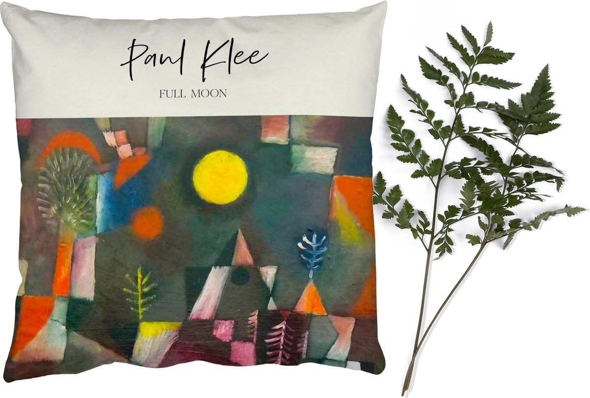 Sierkussen Paul Klee Full Moon Kunst - 60 x 60 cm