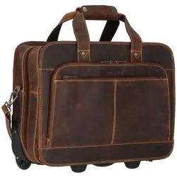 Greenburry Pilotenkoffer Vintage 1549, Koffer, Braun