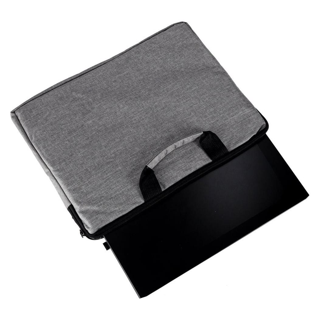 Kik Laptop-Tasche 15,6 Zoll Tasche Aktentasche Damen Aktentasche Herren grau (15.60") (KX2998)