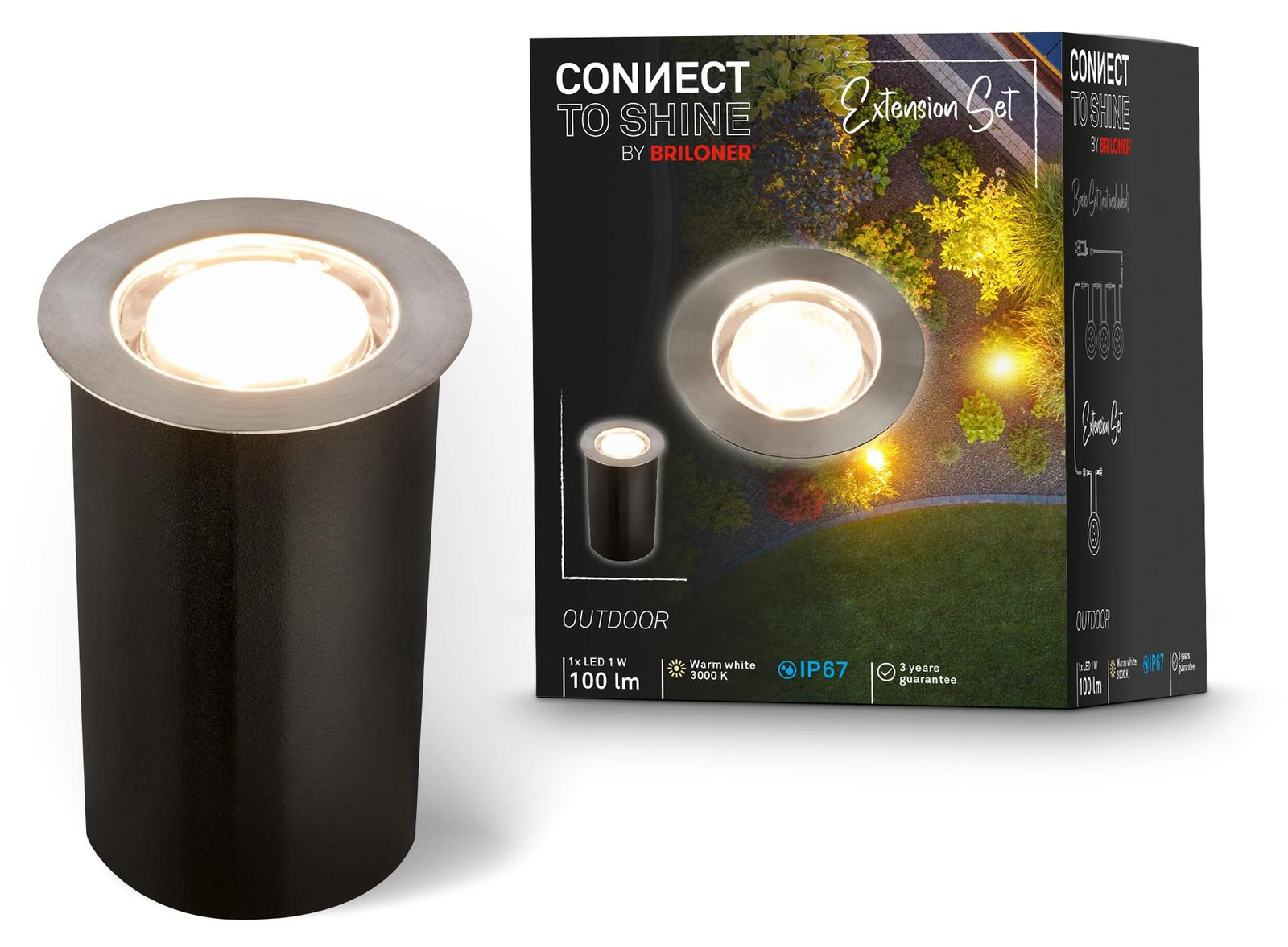 Briloner Connect to Shine 12V LED inbouwspots voor in de tuin