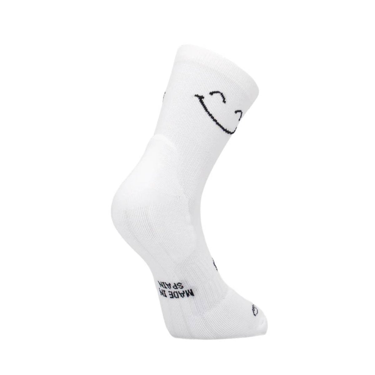 Meias Sporcks Happy Mode Brancas, Tamanho M Unisex