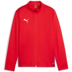 Puma, Jungen, Laufjacke, teamGOAL Training Jacket Jr (116, XS), Rot, 116, XS