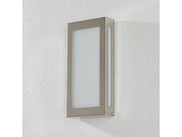 Wandlamp buiten Aqua Rain Mini, alu / grijs / zink, Roestvrij staal, Modern