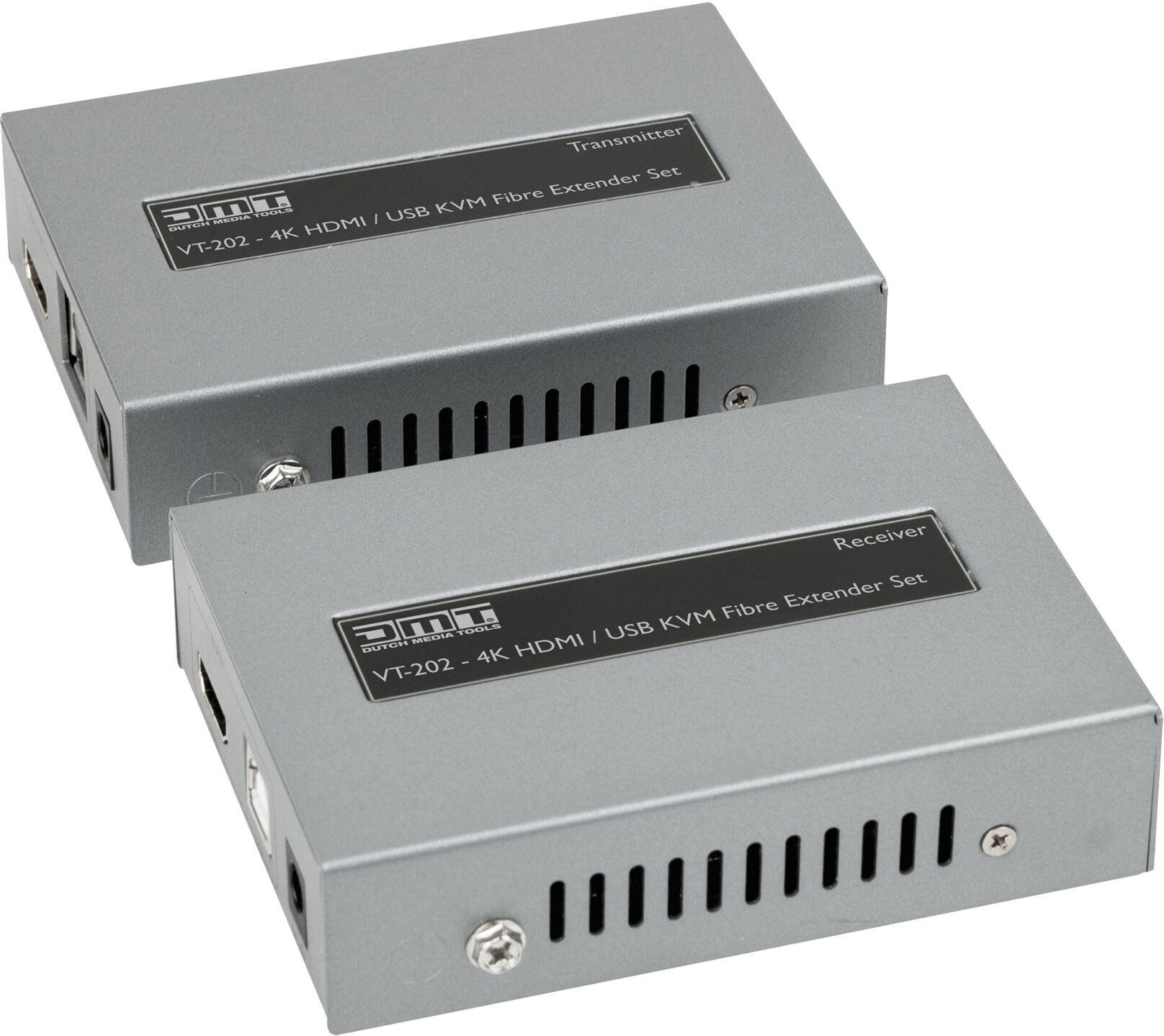 Dmt Vt202 – Kvm-Hdmi-/usb-Glasfaser-Extender-Set Glasfaser-Lösung Für Usb- Und Hdmi-Signale Über