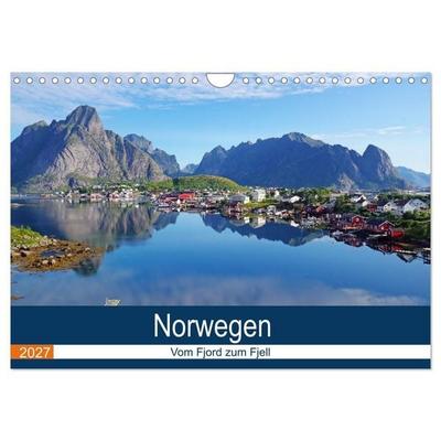 Norwegen 2027 - vom Fjord zum Fjell (Wandkalender 2027 DIN A4 quer), CALVENDO Monatskalender