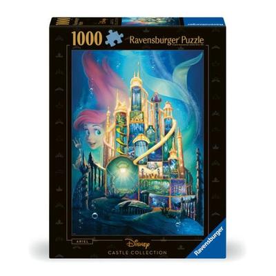 Erwachsenenpuzzle 1000 Teile - Disney Prinzessinnen - Disney Castles: Arielle
