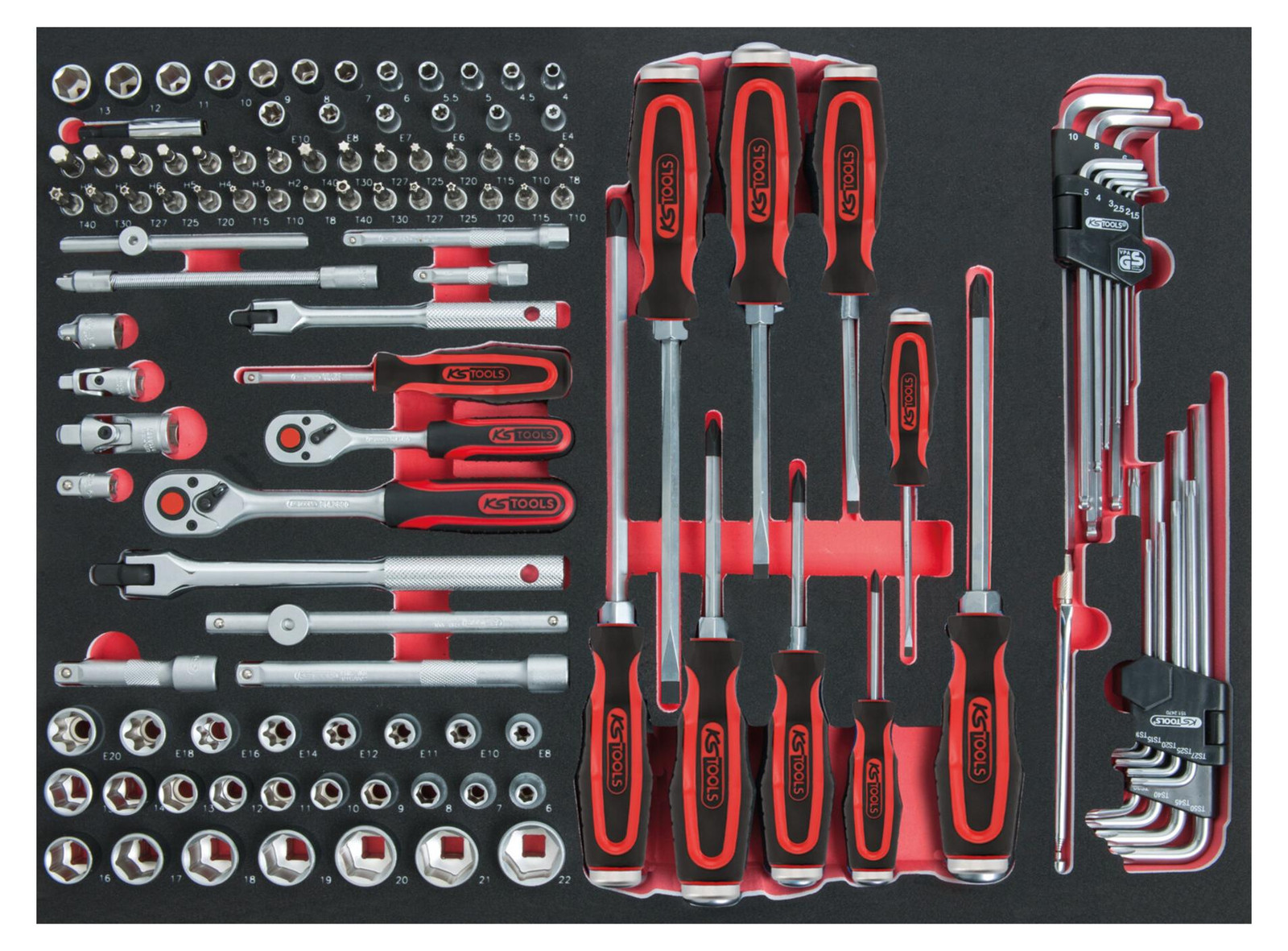 KS Tools 711.0118 set doppelingringsleutels, 118 stuks