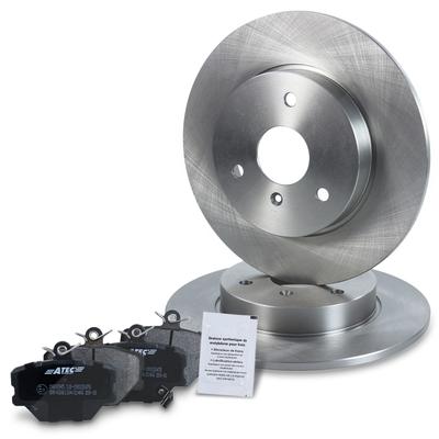 Atec Satz Bremsscheiben + Bremsbeläge Vorderachse [Hersteller-Nr. 40575734] für Smart