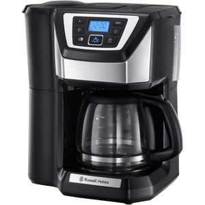 Russell-Hobbs Kaffeemaschine Chester Grind & Brew, Glaskanne, mit Mahlwerk, 1,5 Liter, 1050 Watt, schwarz, bis zu 12 Tassen