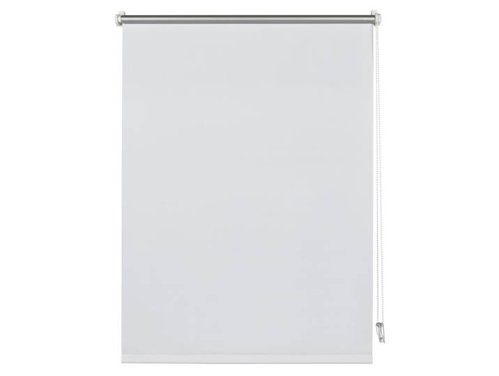 Seitenzugrollo GARDINIA Thermo Klemmrollo Energiesparend Gr. 3, weiss (weiß), B:50cm H:150cm, Polyester, Rollos, Seitenzugrollo, abdunkelnd mit Thermobeschichtung