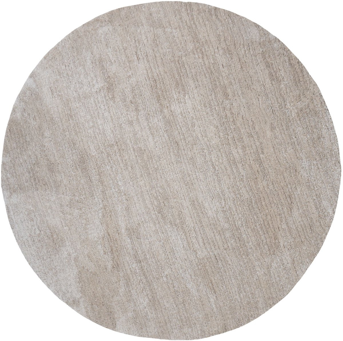 Veer Carpets Vloerkleed Nina Rond - Beige - Polyester - Scandinavische Stijl