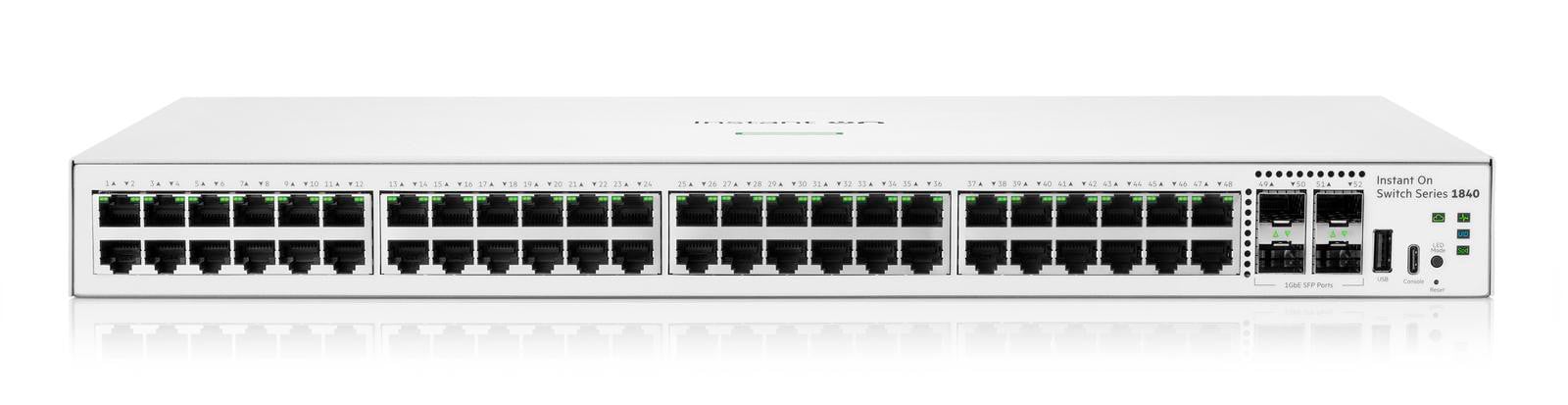 HPE Instant On Switch 1840 48G Gigabit 4 SFP Smart Managed Layer 2