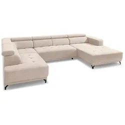 SOMETA Wohnlandschaft Cancun Stoff Beige