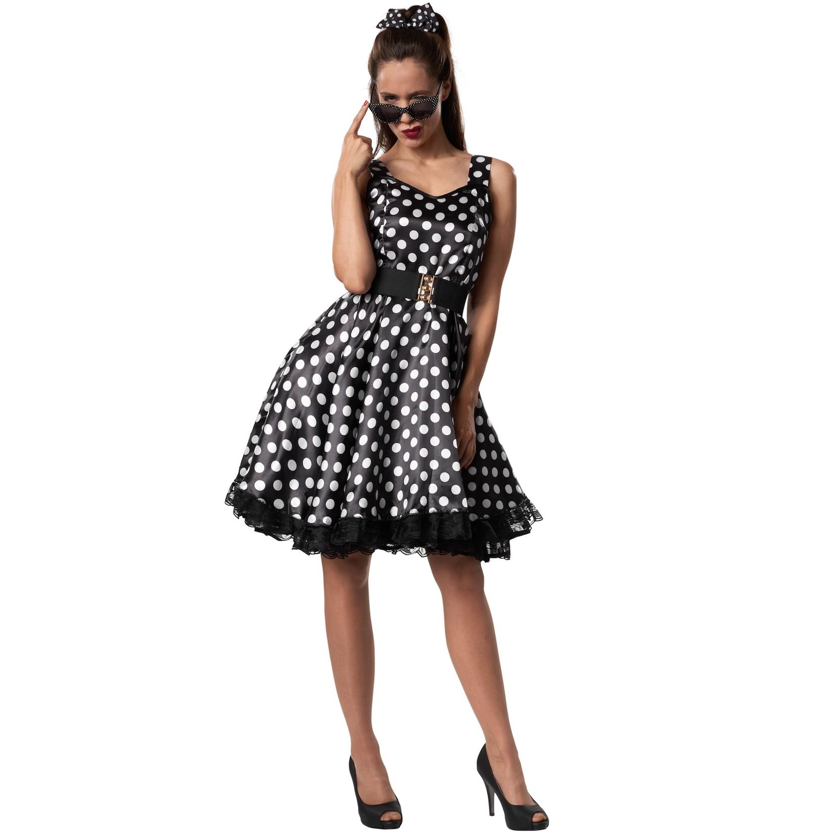 tectake® Frauenkostüm Rockabilly Lady