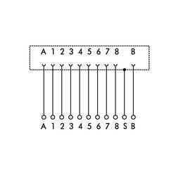 WAGO 289-179 Übergabebaustein für Ethernet Y-ConJack-22 Inhalt: 10 St.
