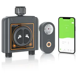 Brandson Wifi Bewässerungsuhr, automatische Gartenbewässerung, Wasserzeitschaltuhr, systemfähig