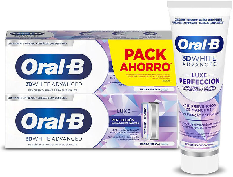 Oral-B Pasta de dentes 3D White Luxe Perfection 2 x 75 ml