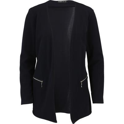 Jackenblazer CLOUD 5IVE "CLOUD 5IVE", Damen, Gr. M, weiß, neutral, 95% Polyester, 5% Elasthan, Strickjacken