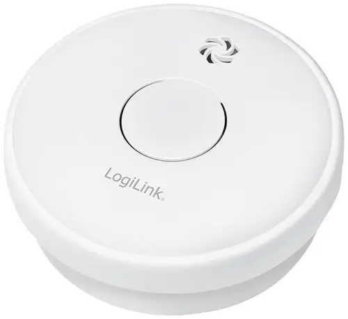 LogiLink Rauchwarnmelder batteriebetrieben (Ø x H) 100mm x 34.5mm