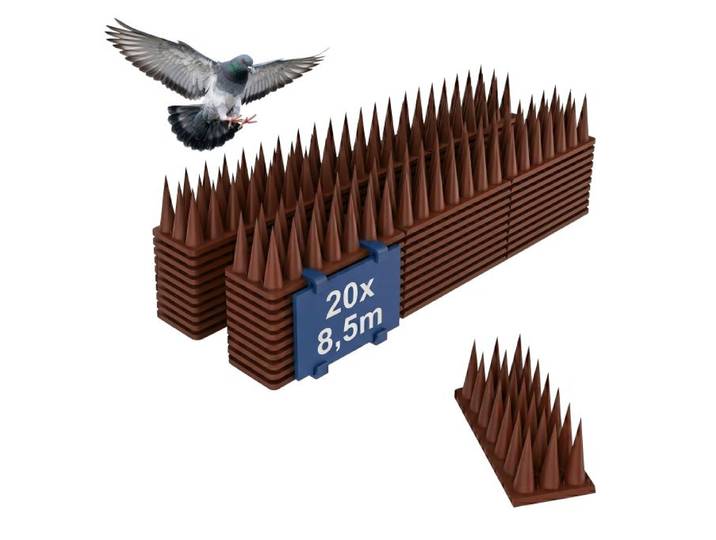 Relaxdays Vogelabwehr Spikes 20er Set