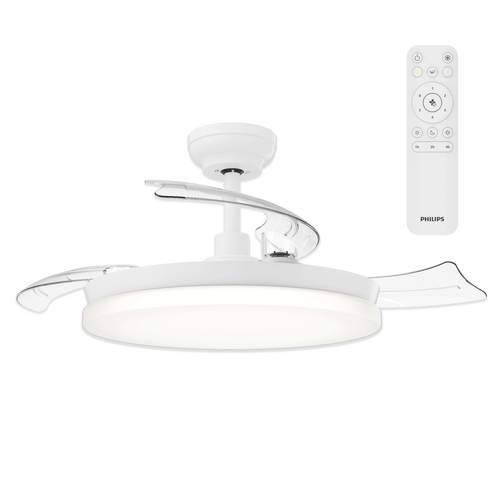 Philips LED Solr Deckenventilator 32 W mit Fernbedienung, Dimmbar