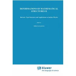 Deformations of Mathematical Structures II, Fachbücher von Julian Lawrynowicz