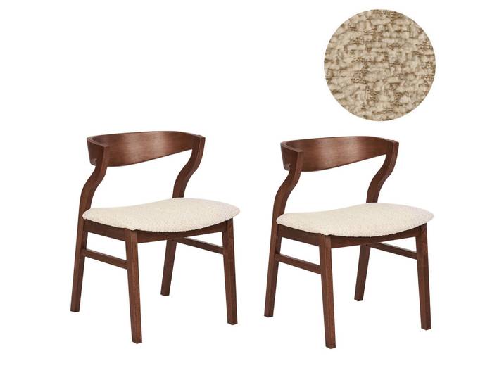 STUHL 2er-Set Holz Hellbeige Maroa