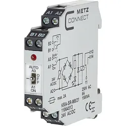 METZ CONNECT Koppelbaustein KRA-SR-M8/21 24VACDC