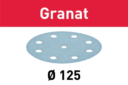 Festool Schleifscheibe Granat STF D125/8 P40 GR/50 497165