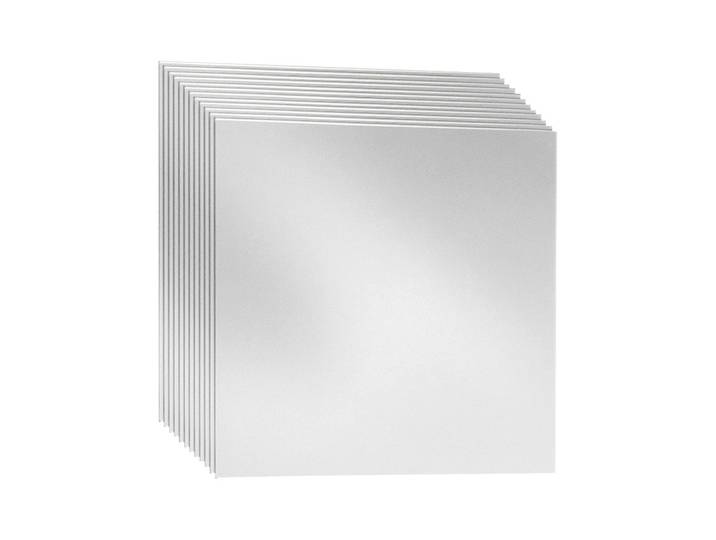 Spiegelfliesen JOKEY Kristallglasspiegel-Kacheln , silber (silberfarben), B:15cm H:15cm, Glas, Spiegel, Spiegelfliesen, selbstklebend
