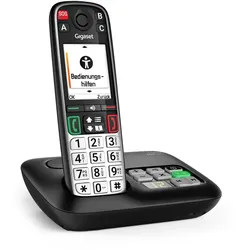 Analoges/DECT-Telefon  Easy 500A (Schwarz, Silber)