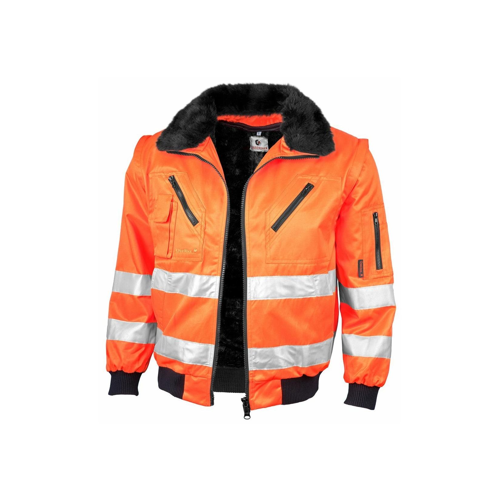 QUALITEX HIGH QUALITY WORKWEAR Pilotenjacke signal warnorange Damen: 40 Herren: M