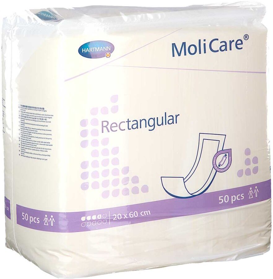 Molicare rectangular 4 Tropfen 20x60 cm