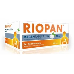 RIOPAN MAGENTABLETTEN Mint - Bei Sodbrennen 100 St Kautabletten