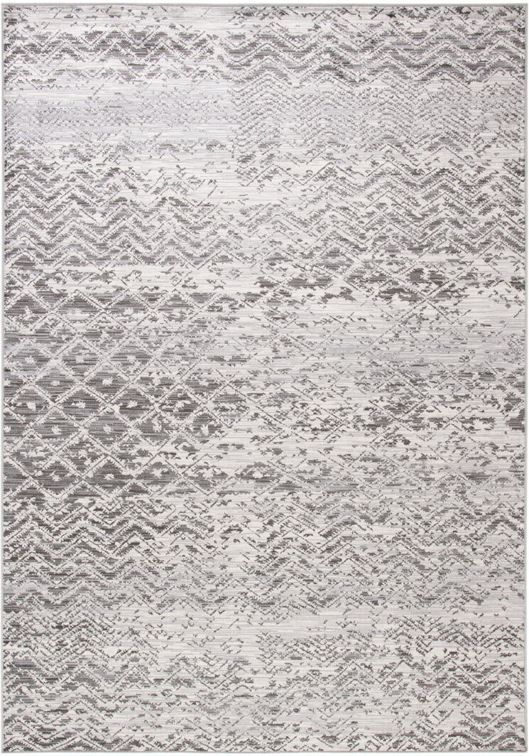 Alpen Home Odwyer Rectangle Abstract Viscose Area Rug Charcoal/Grey Rectangle 99 x 160cm