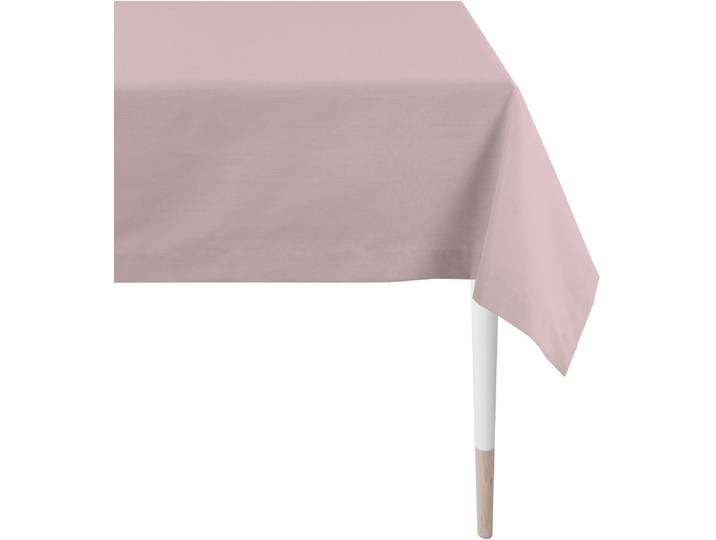 Tischdecke APELT 4362 Rips - 1 Stk., Unifarben, Wasser- und Schmutzabweisend Gr. 1, lila (flieder), Ø:170cm, Baumwolle, Polyester, Tischdecken, Tischdecke, Wasser- und Schmutzabweisend, Waschbar