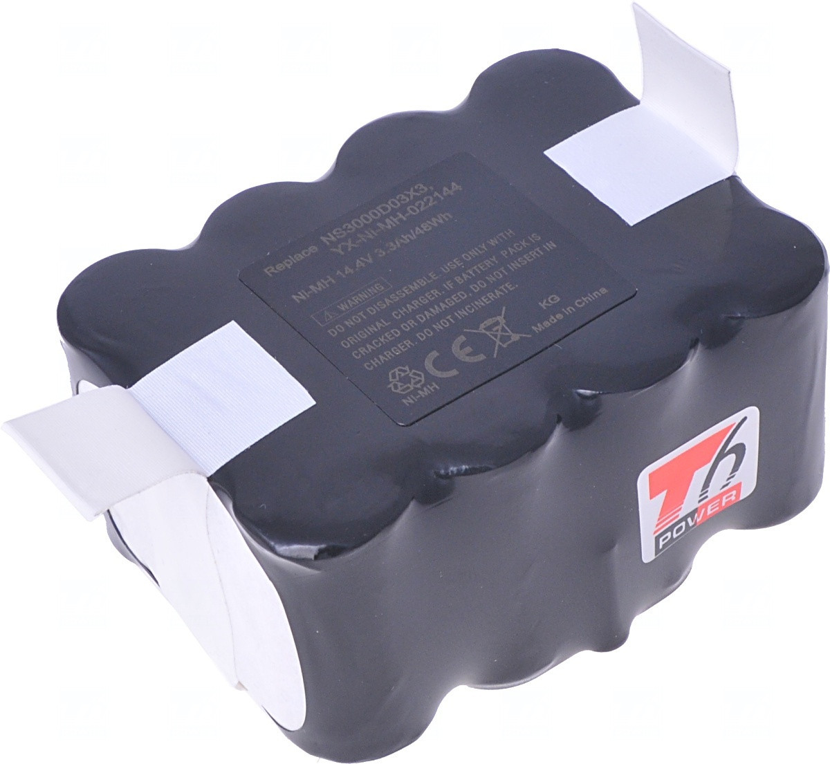 Sencor T6 Power Robotstofzuiger Accu, Ni-MH, 14,4 V, 3300 mAh (47,5 Wh), Zwart