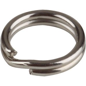 Böttcher-AG Schlüsselring Durchmesser 10 mm, Standard, glanzvernickelter Stahl, 10 Stück