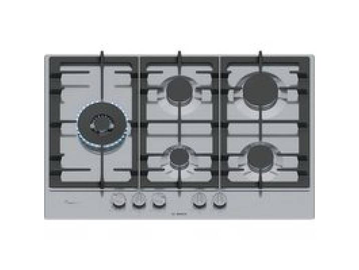 Table de cuisson à gaz Bosch PCS7A5I90 5 foyers en acier inoxydable