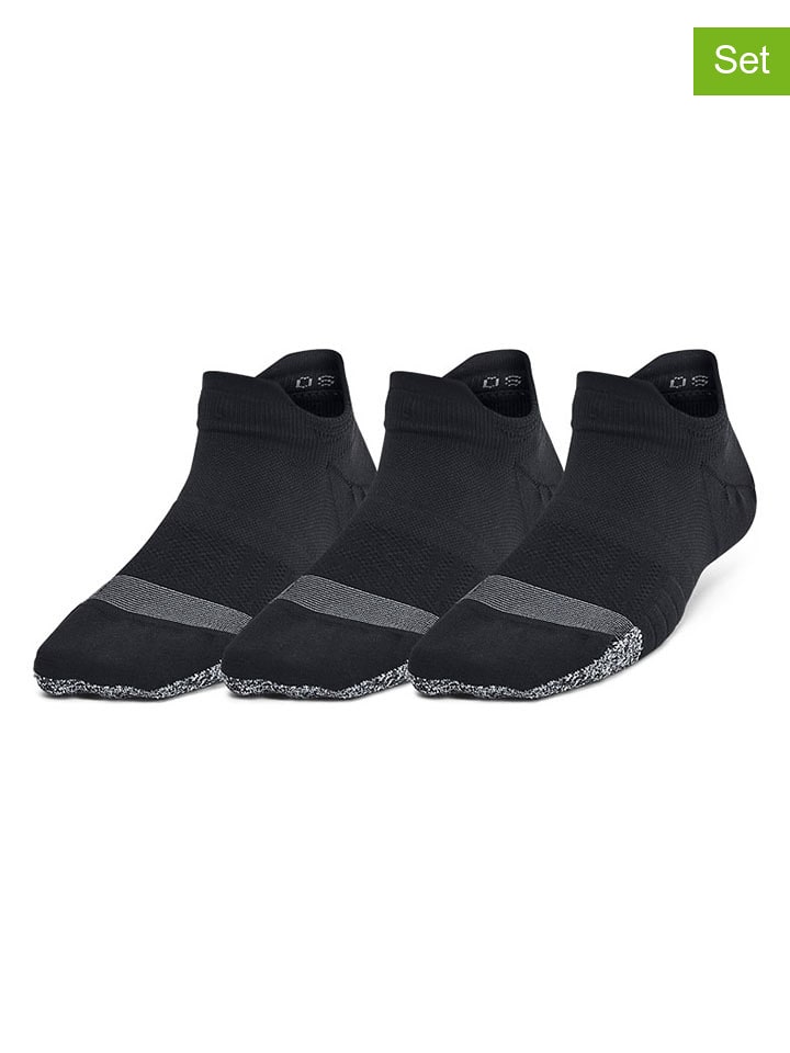 Under Armour 3er-Set: Funktionssocken "Breathe" in Schwarz - onesize