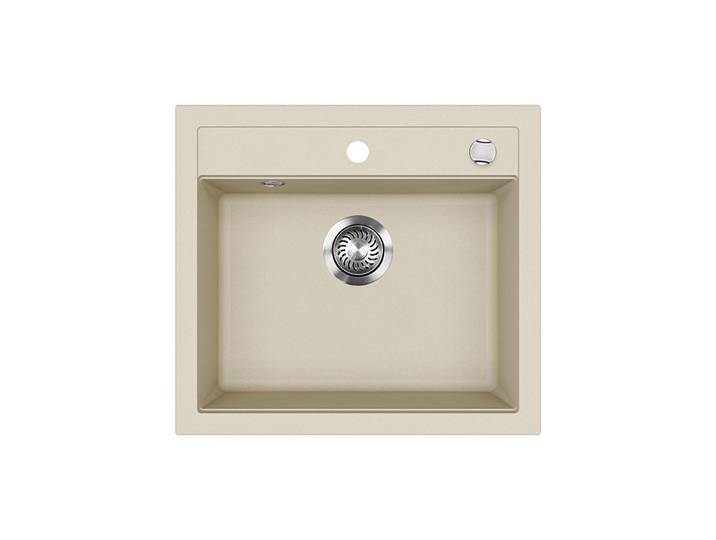 Bergstroem Spülbecken Paris Beige 57 x 51 cm, Stein, Rechteckig, 57x20x51 cm, Küchen, Küchenausstattung, Küchenspülen