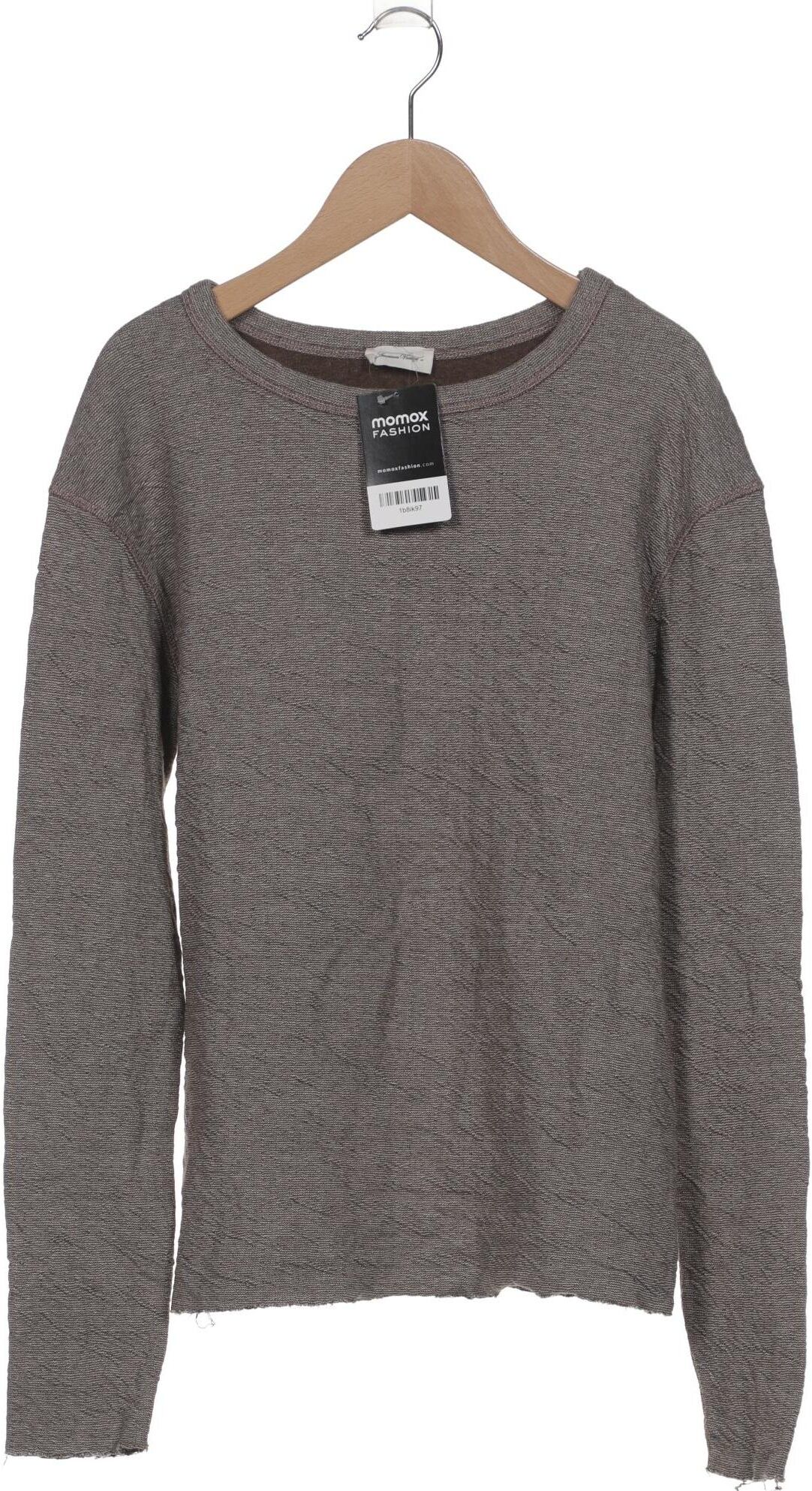 American Vintage Damen Pullover, Beige, Gr. S, Baumwolle - Second Hand