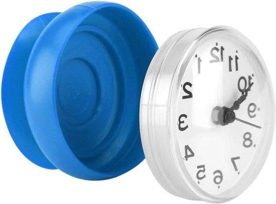Blauwe waterdichte vuilnisbak met ronde digitale wijzerplaat voor badkamer en keuken