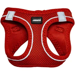 Ozami DOG HARNESS AIR-MESH RED S - (605.5033) (S, Hund), Halsband + Leine