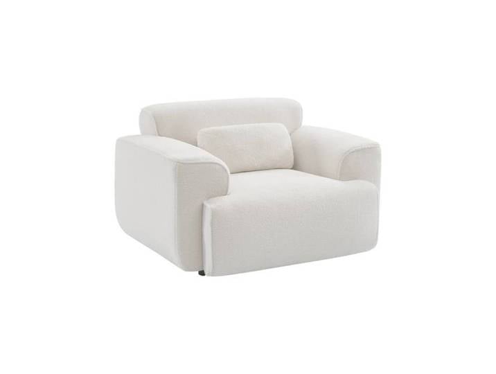 sweeek - Fauteuil 1 place tissu bouclette WALLAS